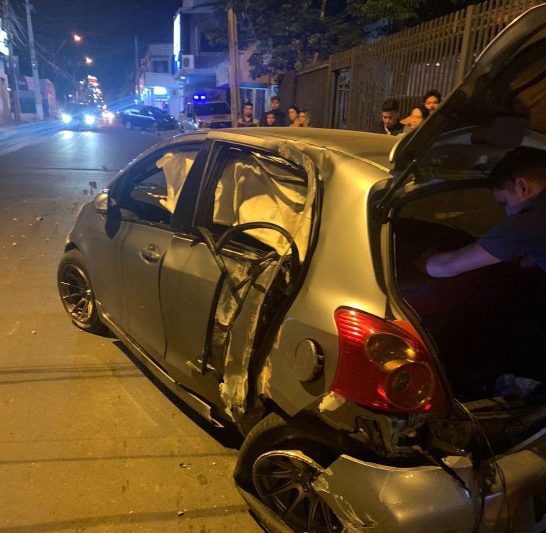 Conductor borracho protagoniza accidente de tránsito