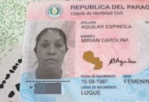 Billetera extraviada con cédula de identidad y tarjeta de banco