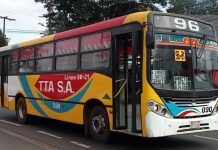 Línea 96 con nuevo itinerario