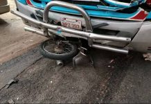 Tres muertos tras choque entre bus y moto