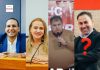 Internas municipales 2026: Gustavo Díaz mano a mano con los precandidatos Isaac Rojas, Luz González y Edgar López; ¿qué pasó con Felipe Salomón?