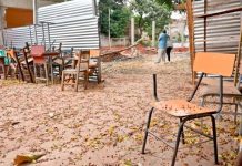 Siguen reclamando abandono de obras en el Colegio Nacional de Barcequillo