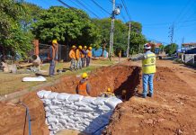 Continúan obras de mejoramiento de la avenida Avelino Martínez conforme al cronograma, informan