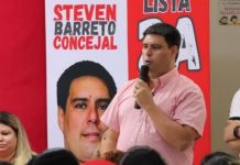 AUDIO | Steven Barreto tras su confirmación como candidato a concejal por el Partido Colorado: «Hoy tenemos una gran oportunidad que nos está brindando el Todopoderoso»