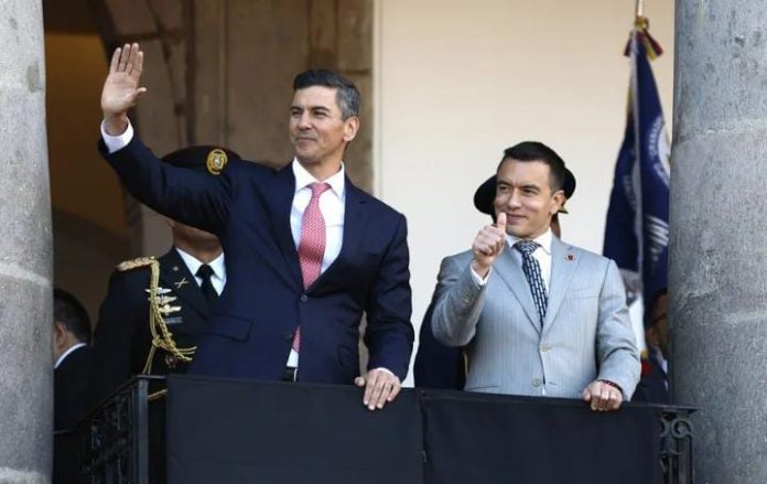 Noboa y Peña ensalzan una «nueva generación de mandatarios» en la región para combatir el crimen