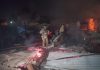 Tragedia en Ñu Porã: un anciano muere tras un incendio que destruyó cinco viviendas