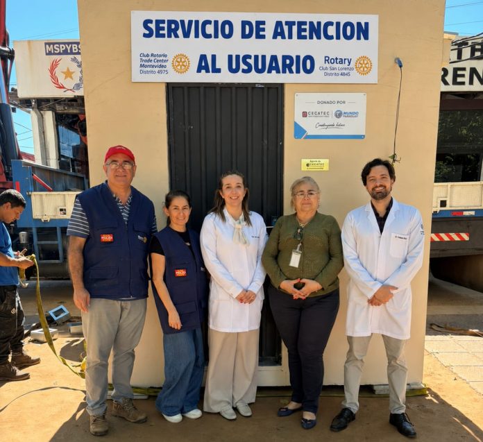 Alumnos de CECATEC construyen y donan un módulo de atención previa para el Hospital de San Lorenzo