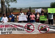 «¡Fuera la planta!»: vecinos denuncian que la asfáltica de Reducto sigue operando pese a prohibición municipal