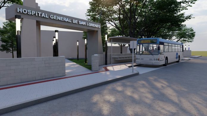 Obras frente al Hospital General de San Lorenzo: garantizan atención normal y anuncian mejoras viales en el acceso